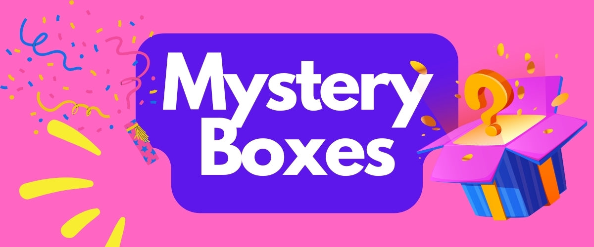 NomNom Sweets Mystery Boxes. Selection of pick and mix, chocolates and more in different sized mystery boxes