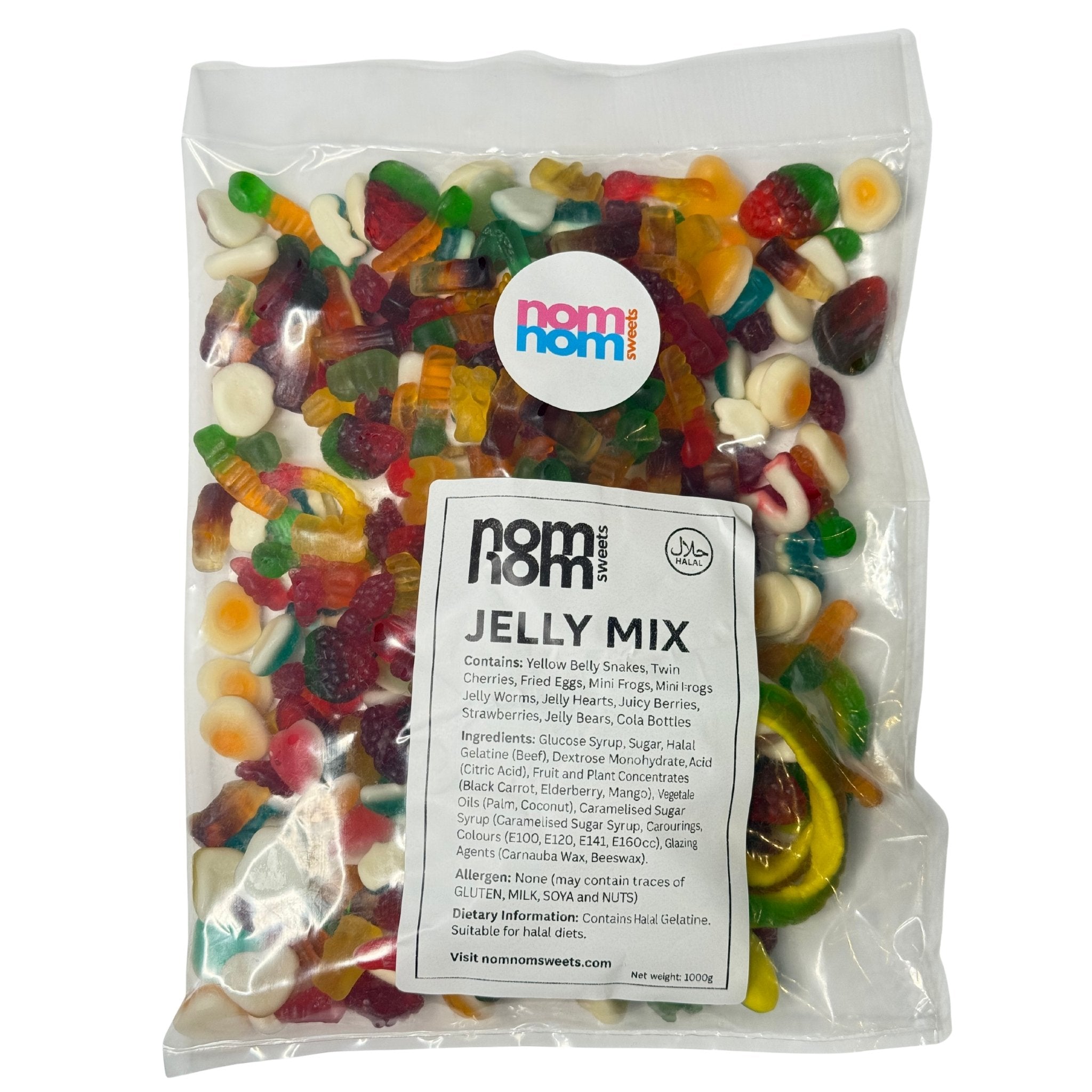 Jelly Mix – 1kg Signature Sweet Bag | Chewy & Fruity Halal Sweets