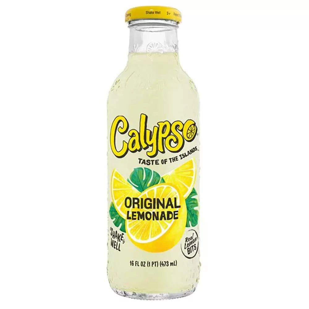 CLEARANCE - Calypso Original Lemonade Bottles 473ml (BB 22/09/22)