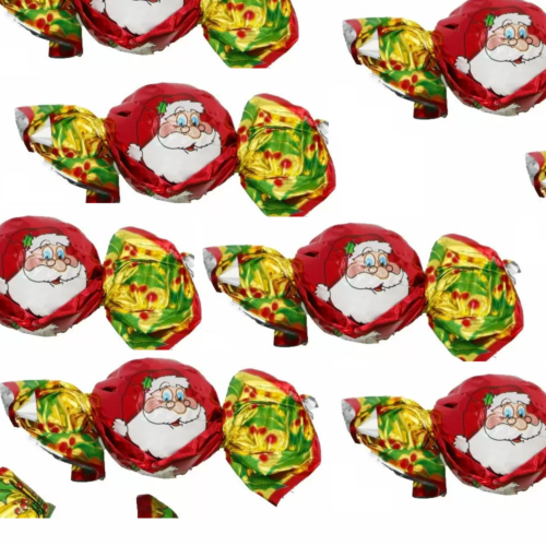 CLEARANCE - Christmas Santa Twists Milk Chocolate with Creme Filling (200g)