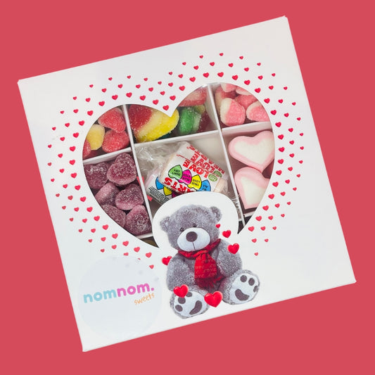 Valentines Day Teddy Selection Box
